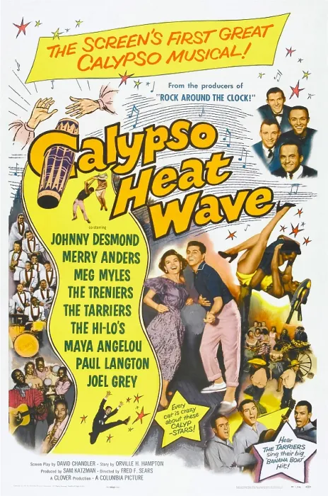 Framed Print : CALYPSO HEAT WAVE, US poster art, The Tarriers (bottom right), 1957