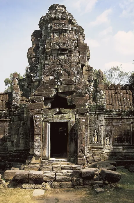 Framed Print : CAMBODIA. Angkor. Ta Som. Ta Som buddhist temple (end 12th c.). Khmer art. Architecture. AISA / Everett Collection**US SALES ONLY** Framed Print : CAMBODIA. Angkor. Ta Som. Ta Som buddhist temple (end 12th c.). Khmer art. Architecture. AISA / Everett Collection**US SALES ONLY**