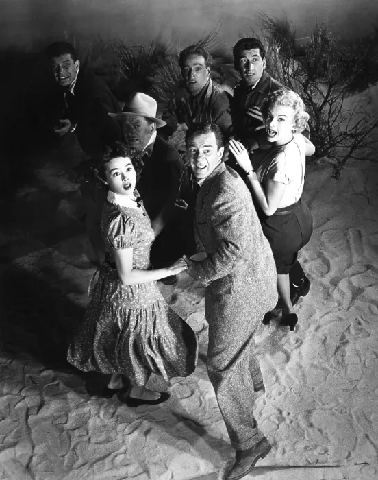 Framed Print : IT CAME FROM OUTER SPACE, Brad Jackson, Barbara Rush, George Eldridge, Richard Carlson, Russell Johnson, Allen Dexter, Kathleen Hughes, 1953