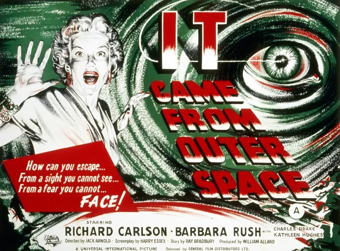 Framed Print : IT CAME FROM OUTER SPACE, Kathleen Hughes, 1953, itcameouterspace-fsct03, Photo by: Everett Collection (itcameouterspace-fsct03)