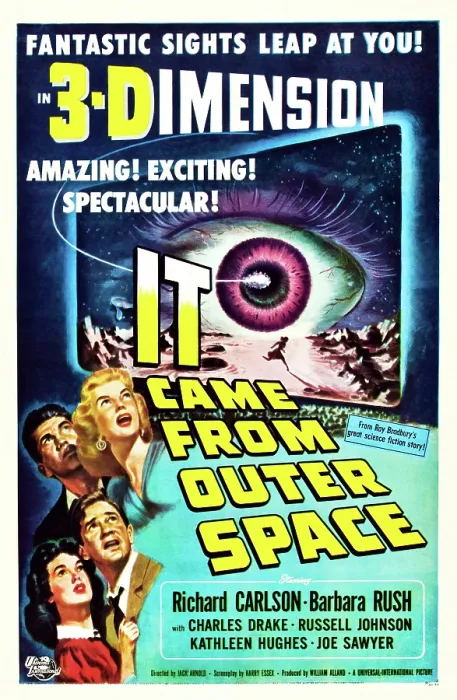 Framed Print : IT CAME FROM OUTER SPACE, Kathleen Hughes, Charles Drake, Richard Carlson, Barbara Rush, 1953