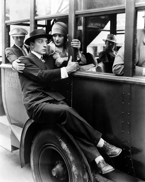Framed Print : THE CAMERAMAN, Buster Keaton, Marceline Day, 1928