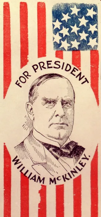 Framed Print : Campaign poster for William McKinley, ca. 1900
