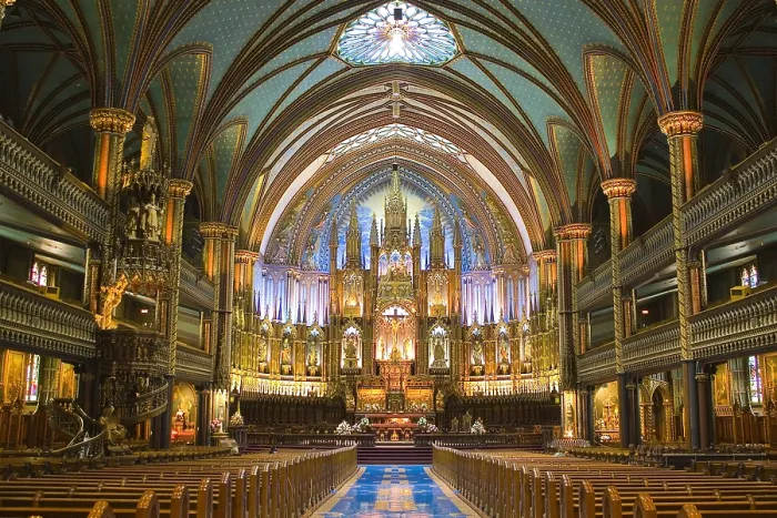 Framed Print : CANADA. Montreal. Inside of Notre-Dame Basilica (Basilique Notre-Dame de Montreal), built between 1824 and 1829. Neo-Gothic. Architecture Framed Print : CANADA. Montreal. Inside of Notre-Dame Basilica (Basilique Notre-Dame de Montreal), built between 1824 and 1829. Neo-Gothic. Architecture