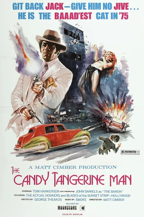 Framed Print : THE CANDY TANGERINE MAN, John Daniels (left), 1975