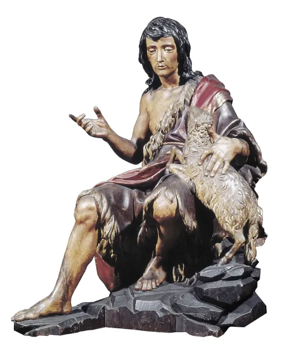 Framed Print : CANO, Alonso (1601-1667). Saint John the Baptist. 1634. Baroque art. Sculpture on wood. SPAIN. Valladolid. National Museum of Sculpture. AISA / Everett Collection**US SALES ONLY** Framed Print : CANO, Alonso (1601-1667). Saint John the Baptist. 1634. Baroque art. Sculpture on wood. SPAIN. Valladolid. National Museum of Sculpture. AISA / Everett Collection**US SALES ONLY**