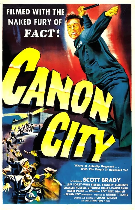 Framed Print : CANON CITY, US poster, Scott Brady, 1948 Framed Print : CANON CITY, US poster, Scott Brady, 1948