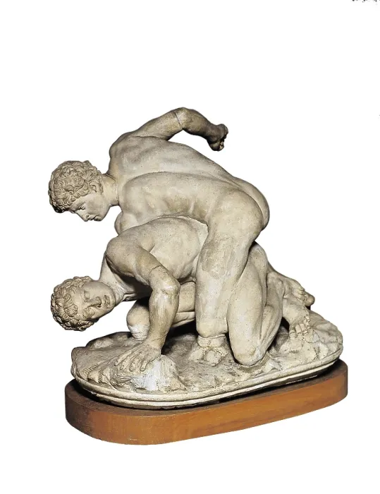Framed Print : CANOVA, Antonio (1757-1822). Wrestlers. 1775. Neoclassicism. Terra-cotta. ITALY. Venice. Gallerie dell'Accademia (Academy Gallery). AISA / Everett Collection**US SALES ONLY** Framed Print : CANOVA, Antonio (1757-1822). Wrestlers. 1775. Neoclassicism. Terra-cotta. ITALY. Venice. Gallerie dell'Accademia (Academy Gallery). AISA / Everett Collection**US SALES ONLY**