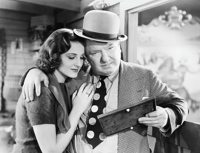 Framed Print : YOU CAN'T CHEAT AN HONEST MAN, Constance Moore, W.C. Fields, 1939