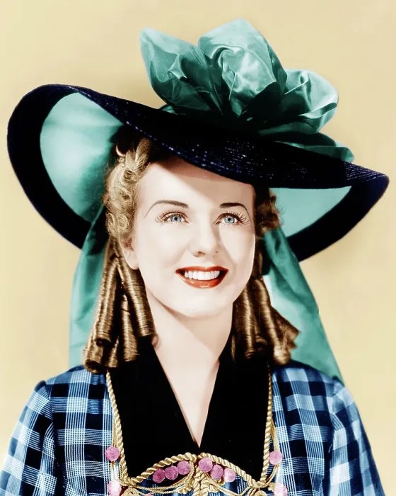 Framed Print : CAN'T HELP SINGING, Deanna Durbin, 1944