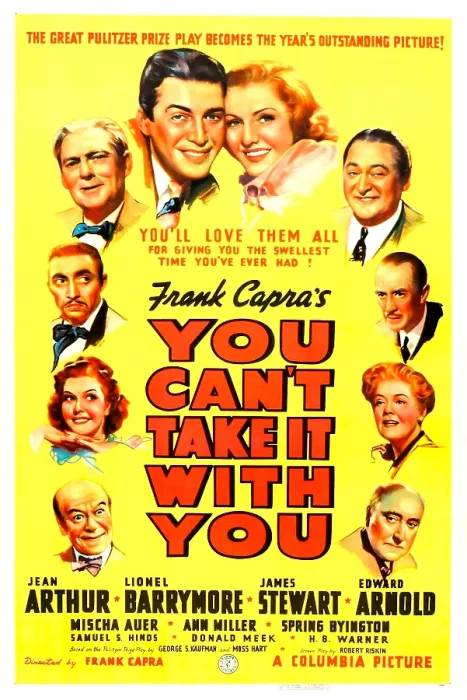 Framed Print : YOU CAN'T TAKE IT WITH YOU, James Stewart, Jean Arthur, 1938