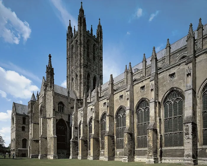 Framed Print : Canterbury Cathedral. 1070-1498. UNITED KINGDOM. ENGLAND. Canterbury. Cathedral. Gothic art. Architecture. AISA / Everett Collection**US SALES ONLY**