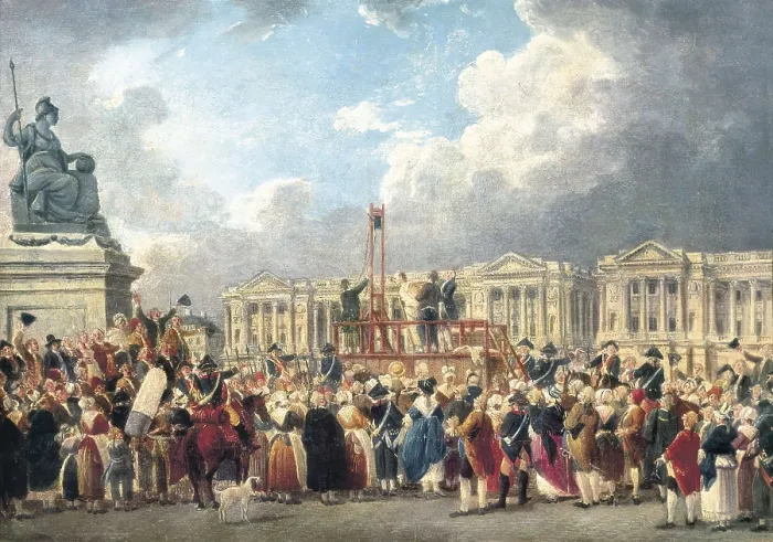 Framed Print : Capital Execution, Revolution Square. Work of the Pierre-Antoine Demachy's school. Oil on canvas. FRANCE. Paris. Muse Carnavalet (Carnavalet Museum) Framed Print : Capital Execution, Revolution Square. Work of the Pierre-Antoine Demachy's school. Oil on canvas. FRANCE. Paris. Muse Carnavalet (Carnavalet Museum)