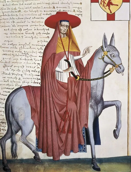 Framed Print : Capodilista Codex. 1434. Clergyman. Miniature Painting. ITALY. Padua. Municipal Museum of Padua. AISA / Everett Collection**US SALES ONLY**