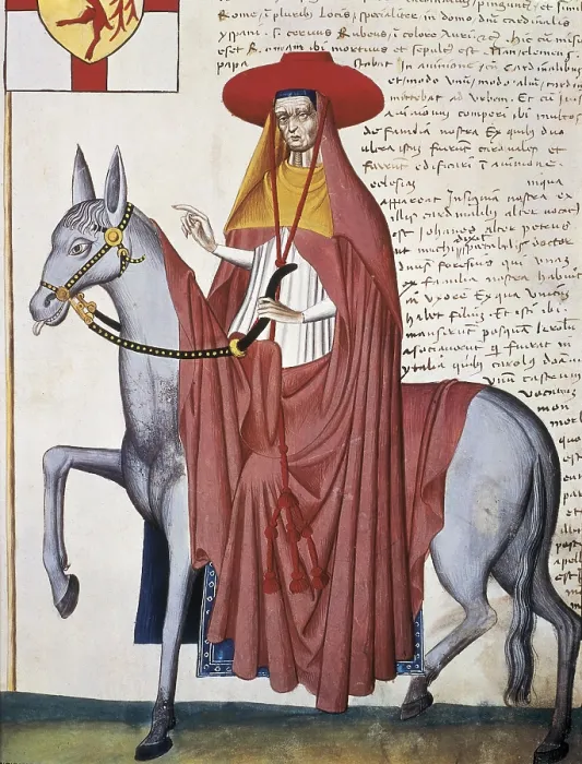 Framed Print : CAPODILISTA, Giovanni Francesco (15th c. - 15th c.). Capodilista Codex. 1434. Gabriele de Transelgardi, clergyman of the lineage Capodilista. Renaissance art. Quattrocento