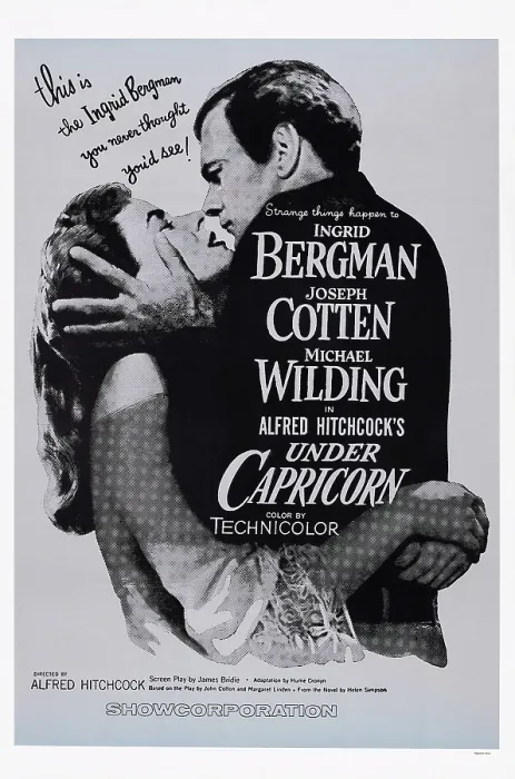 Framed Print : UNDER CAPRICORN, US poster, from left: Ingrid Bergman, Joseph Cotten, 1949 Framed Print : UNDER CAPRICORN, US poster, from left: Ingrid Bergman, Joseph Cotten, 1949