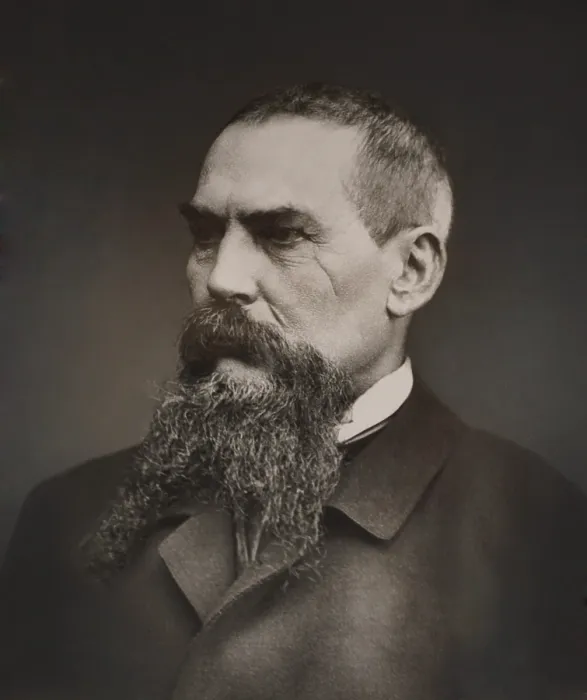Framed Print : Capt. Richard Francis Burton was a cultural, geographic, and literary explorer in 1876 photo. He published the first translations of several Asian literary classics
