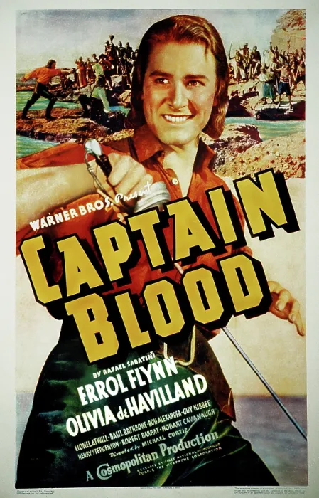 Framed Print : CAPTAIN BLOOD, Errol Flynn, 1935