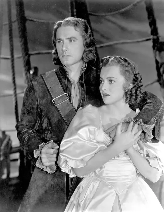 Framed Print : CAPTAIN BLOOD, Errol Flynn, Olivia De Havilland, 1935 Framed Print : CAPTAIN BLOOD, Errol Flynn, Olivia De Havilland, 1935