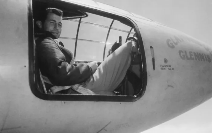 Framed Print : Captain Charles E. Yeager, in the cockpit of the Bell XS-1 supersonic research aircraft Framed Print : Captain Charles E. Yeager, in the cockpit of the Bell XS-1 supersonic research aircraft