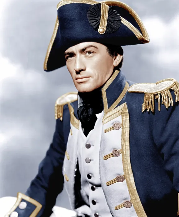 Framed Print : CAPTAIN HORATIO HORNBLOWER, Gregory Peck, 1951 Framed Print : CAPTAIN HORATIO HORNBLOWER, Gregory Peck, 1951