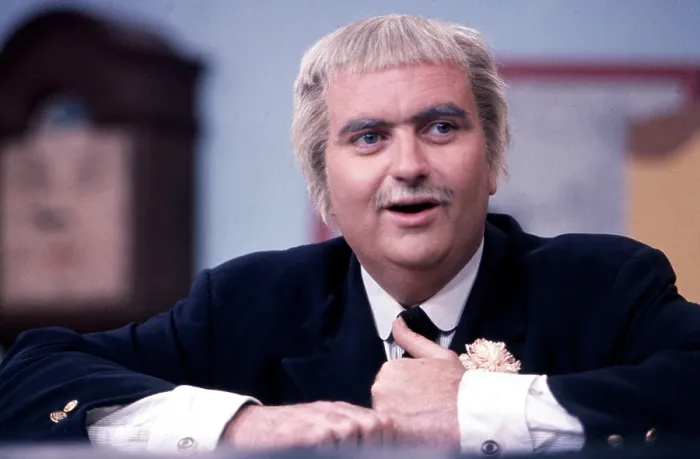 Framed Print : CAPTAIN KANGAROO, from left, Grandfather Clock (voiced by Gus Cosmo Allegretti), Bob Keeshan (1961), 1955-1992