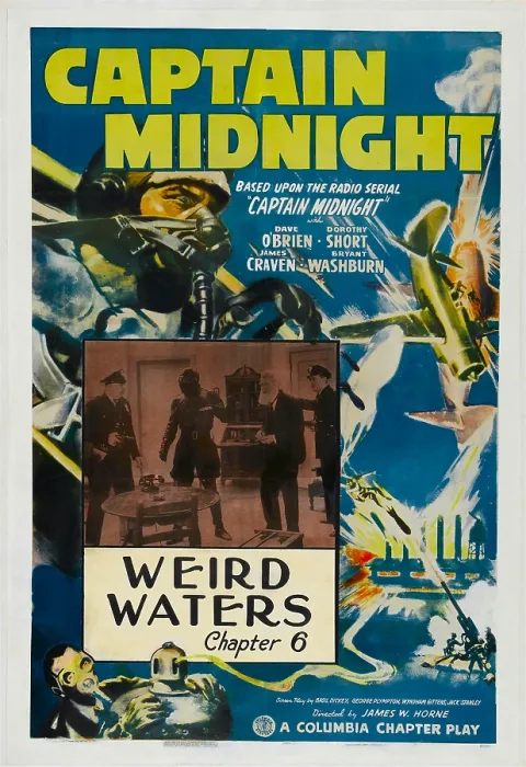 Framed Print : CAPTAIN MIDNIGHT, Chapter 6: Weird Waters, 1942 Framed Print : CAPTAIN MIDNIGHT, Chapter 6: Weird Waters, 1942