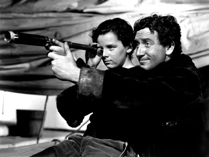 Framed Print : CAPTAINS COURAGEOUS, Freddy Bartholomew, Spencer Tracy, 1937