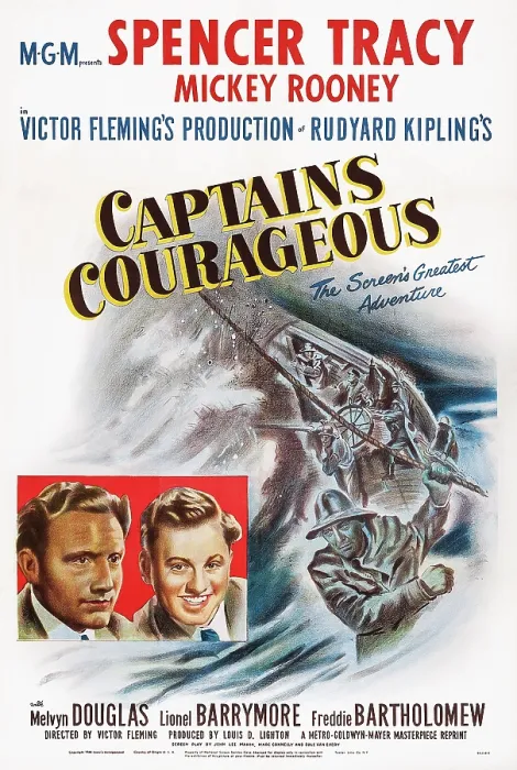 Framed Print : CAPTAINS COURAGEOUS, US poster art, from left: Spencer Tracy, Mickey Rooney, 1937 Framed Print : CAPTAINS COURAGEOUS, US poster art, from left: Spencer Tracy, Mickey Rooney, 1937