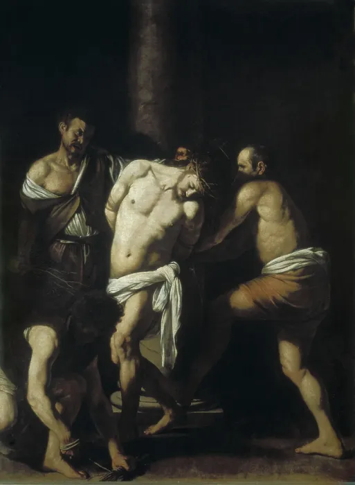 Framed Print : CARAVAGGIO, Michelangelo Merisi da (1573-1610). The Flagellation of Christ. 1607. Baroque art. Oil on canvas. ITALY. Naples. National Museum of Capodimonte. Proc: ITALY. Naples Framed Print : CARAVAGGIO, Michelangelo Merisi da (1573-1610). The Flagellation of Christ. 1607. Baroque art. Oil on canvas. ITALY. Naples. National Museum of Capodimonte. Proc: ITALY. Naples