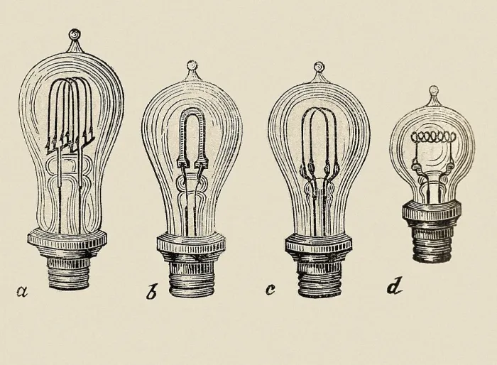 Framed Print : Carbon filament lamps. From the book 'Diccionario general de Arquitectura e Ingenieria' by Pelayo Clairac y SAenz (1879). Engraving. SPAIN. Madrid Framed Print : Carbon filament lamps. From the book 'Diccionario general de Arquitectura e Ingenieria' by Pelayo Clairac y SAenz (1879). Engraving. SPAIN. Madrid