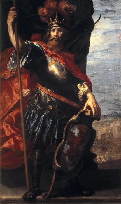Framed Print : Carducci, Vincenzo. Ataulphus, King of Goths. 1634 - 1635. Baroque art. Oil on canvas. SPAIN. Toledo. Army Museum. - CAGP / Iberfoto / Everett Collection (189182)**US SALES ONLY**
