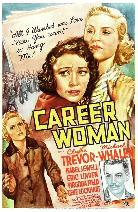 Framed Print : CAREER WOMAN, US poster art, clockwise from lower left: Claire Trevor, Isabel Jewell, Claire Trevor, Michael Whalen, 1936. TM & copyright 20th Century Fox Film Corp