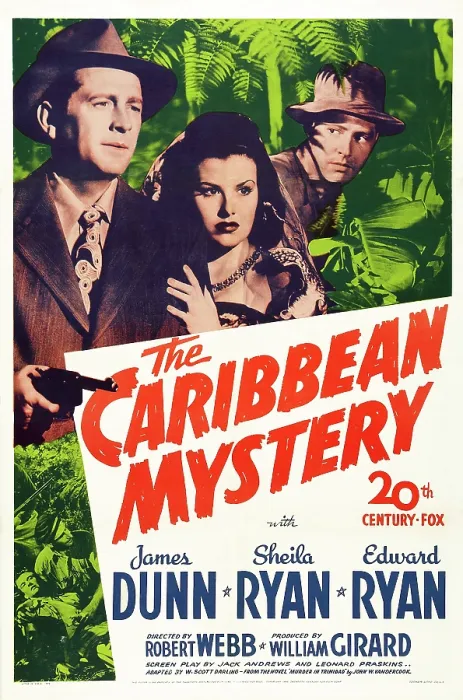 Framed Print : THE CARIBBEAN MYSTERY, US poster art, from left: James Dunn, Sheila Ryan, Edward Ryan, 1945. TM & Copyright 20th Century-Fox Film Corp Framed Print : THE CARIBBEAN MYSTERY, US poster art, from left: James Dunn, Sheila Ryan, Edward Ryan, 1945. TM & Copyright 20th Century-Fox Film Corp