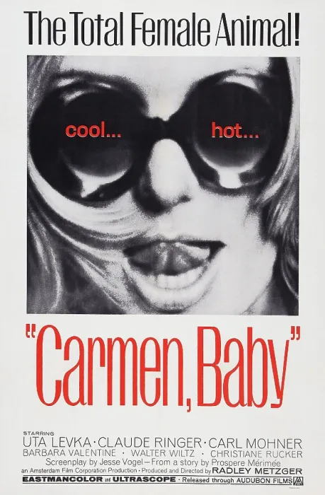 Framed Print : CARMEN, BABY, US poster art, Uta Levka, 1967