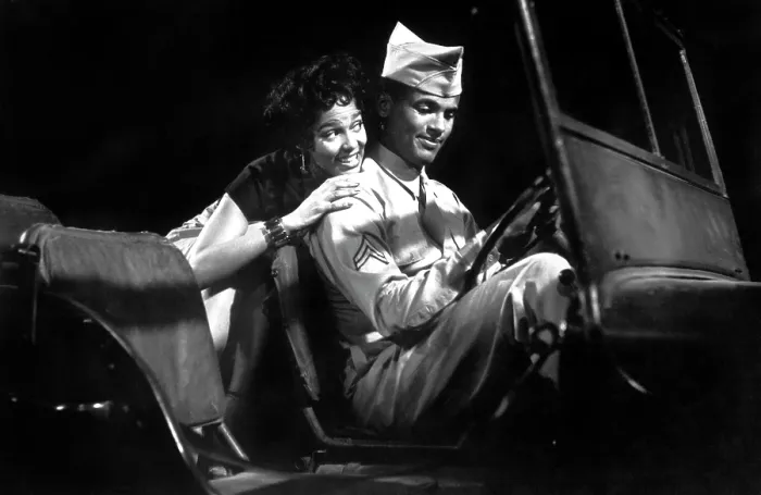 Framed Print : CARMEN JONES, Dorothy Dandridge, Harry Belafonte, 1954. TM and Copyright (c) 20th Century Fox Film Corp. All rights reserved. Courtesy: Everett Collection