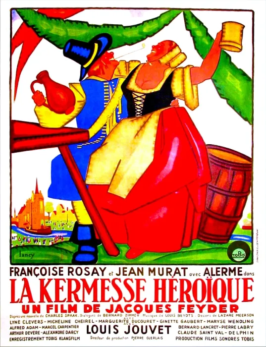 Framed Print : CARNIVAL IN FLANDERS, (aka LA KERMESSE HEROIQUE), French poster, 1935