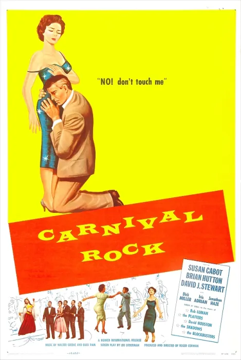 Framed Print : CARNIVAL ROCK, US poster, Susan Cabot, Brian Hutton, 1957