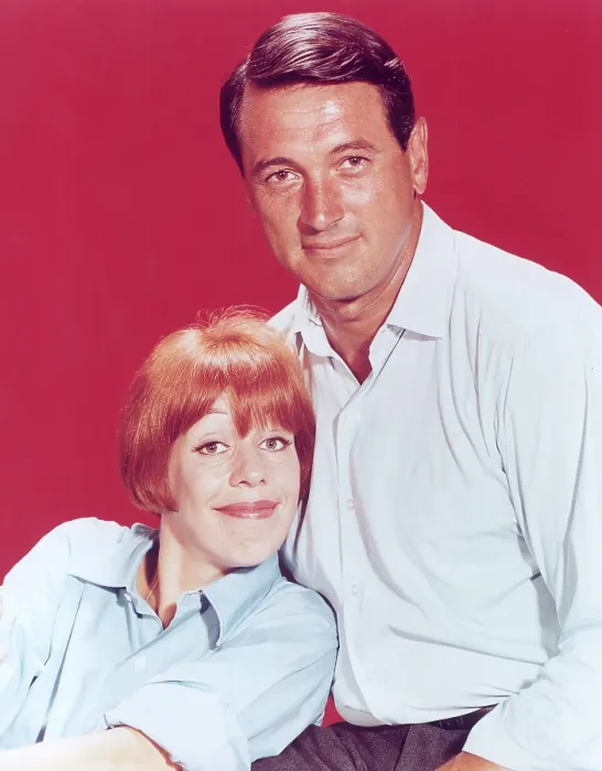 Framed Print : CAROL BURNETT SHOW, Carol Burnett, Rock Hudson, 1967-1979