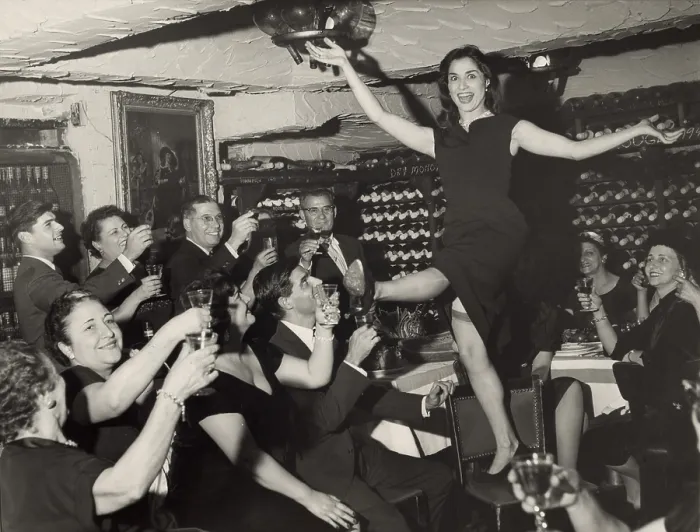 Framed Print : Carol Lawrence (b. 1932) receives the applause of friends and relatives, celebrating her Tony nomination her performance as Maria in the Broadway musical WEST SIDE STORY Framed Print : Carol Lawrence (b. 1932) receives the applause of friends and relatives, celebrating her Tony nomination her performance as Maria in the Broadway musical WEST SIDE STORY