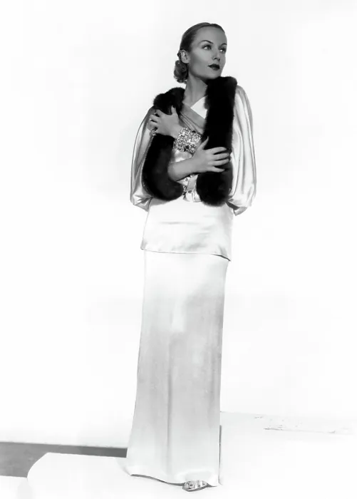 Framed Print : CAROLE LOMBARD, portrait