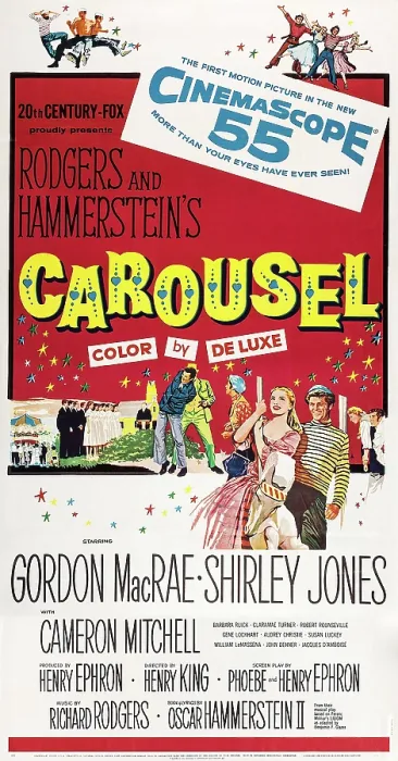 Framed Print : CAROUSEL, US poster art, 1956