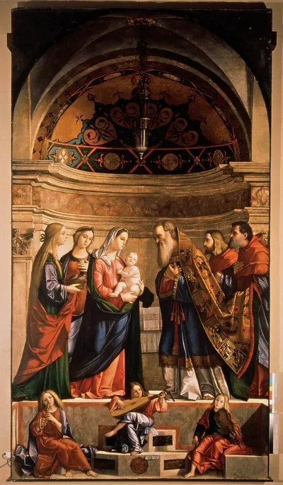 Framed Print : Carpaccio Vittore, Presentation of Jesus in the Temple, 1510, 16th Century, panel, Italy, Veneto, Venice, Accademia Art Galleries