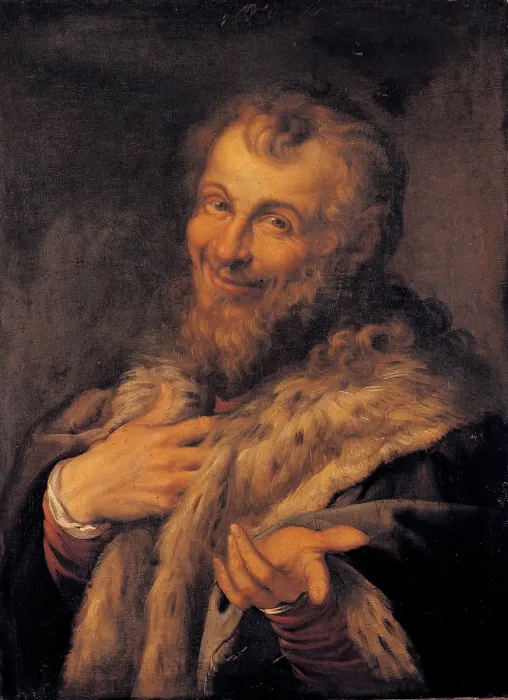Framed Print : Carracci Agostino, Male Portrait, 1557 - 1602, 16th Century -17th Century, oil on canvas, Italy, Campania, Naples Framed Print : Carracci Agostino, Male Portrait, 1557 - 1602, 16th Century -17th Century, oil on canvas, Italy, Campania, Naples