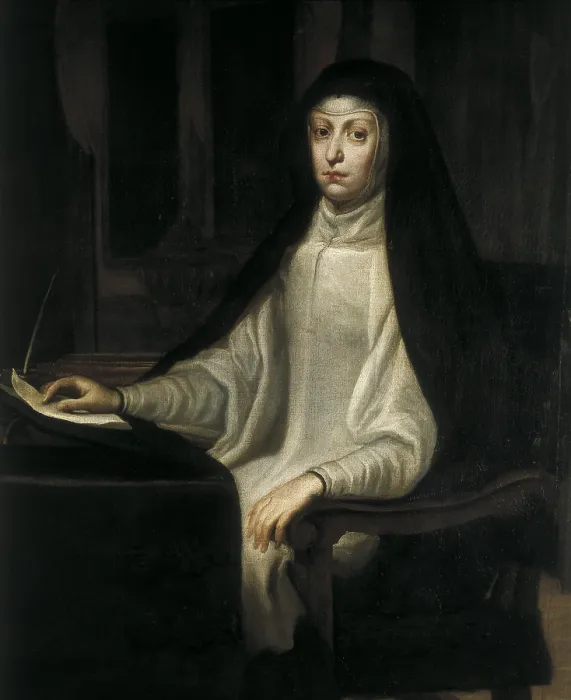 Framed Print : CARREnO DE MIRANDA, Juan (1614-1685). Portrait of Mariana de Austria. ca. 1670. Baroque art. Oil on canvas. SPAIN. Madrid. St. Fernando Royal Academy Museum