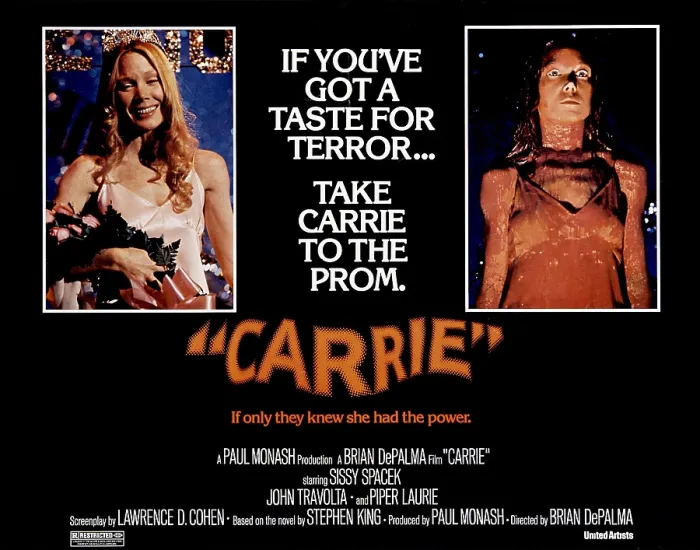 Framed Print : CARRIE, US poster art, Sissy Spacek, 1976