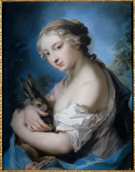 Framed Print : Carriera Rosalba, Allegory of Autumn, 1726 - 1727, 18th Century, pastel on paper, Private collection (602631) Everett CollectionMondadori Portfolio**US SALES ONLY**