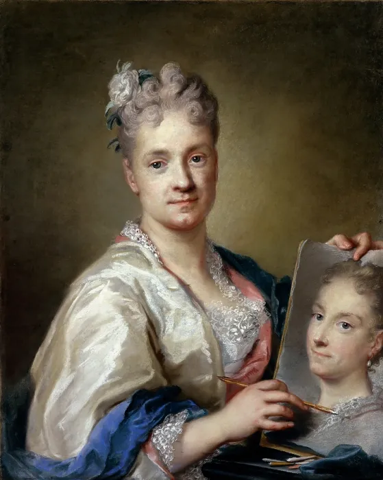 Framed Print : Carriera Rosalba, Self-Portrait, 1715, 18th Century, pastel, Italy, Tuscany, Florence, Uffizi Gallery, (602621) Everett CollectionMondadori Portfolio**US SALES ONLY** Framed Print : Carriera Rosalba, Self-Portrait, 1715, 18th Century, pastel, Italy, Tuscany, Florence, Uffizi Gallery, (602621) Everett CollectionMondadori Portfolio**US SALES ONLY**