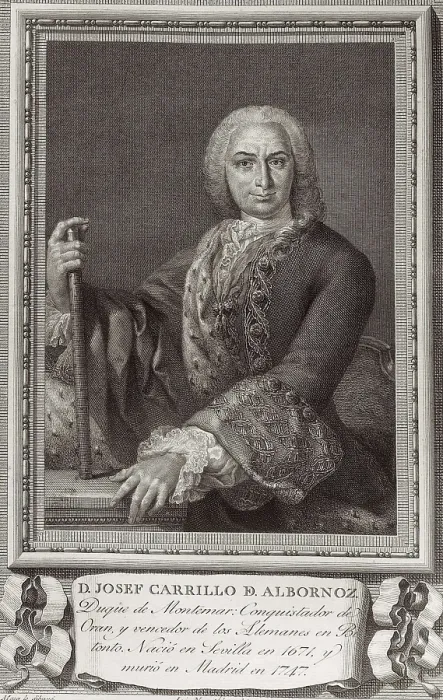 Framed Print : CARRILLO DE ALBORNOZ Y MONTIEL, Jos (1671-1747). Engraving. SPAIN. Zaragoza. Academia General Militar (General Military Academy). AISA / Everett Collection**US SALES ONLY**