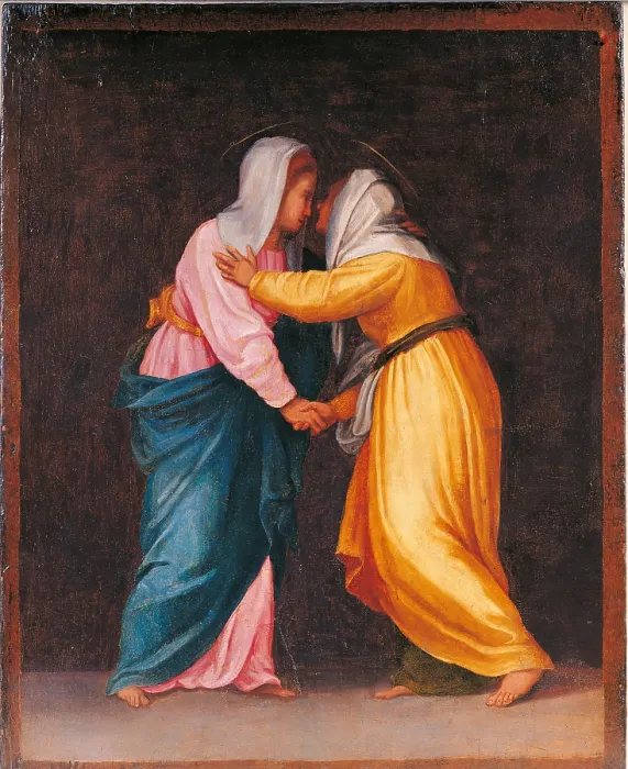 Framed Print : Carro della Zecca, by Jacopo Carrucci know as Pontormo, 1514, 16th Century, oil painted panels, cm 69 x 40 - Italy, Tuscany, Florence, Palazzo Vecchio. Detail Framed Print : Carro della Zecca, by Jacopo Carrucci know as Pontormo, 1514, 16th Century, oil painted panels, cm 69 x 40 - Italy, Tuscany, Florence, Palazzo Vecchio. Detail